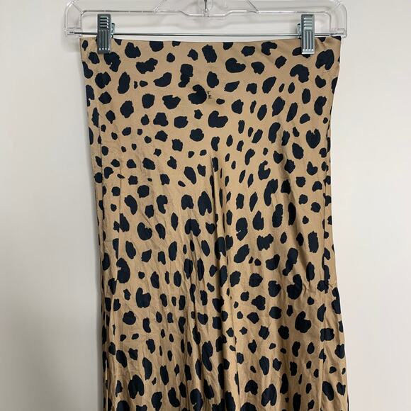 Realisation The Naomi Wild Things Skirt in Tan and Black Small Leopard Womens XS - Picture 10 of 12